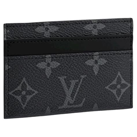 lv eclipse card holder|Double Card Holder Monogram Eclipse .